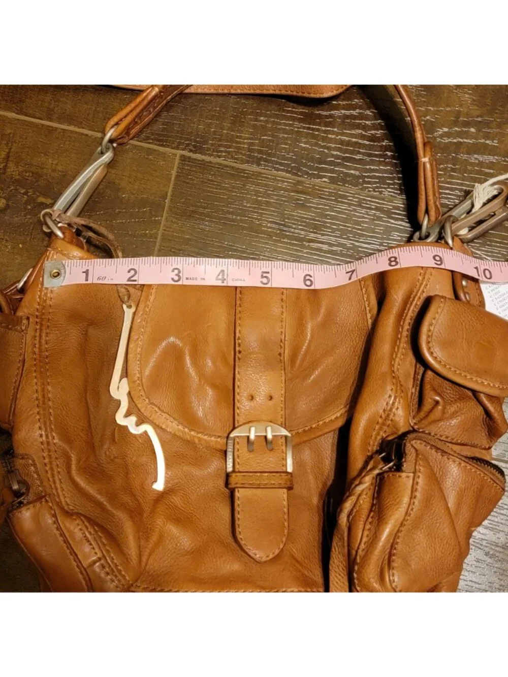 Free People We The Free Baby Asher Leather Tote Boho Chic Heritage Womens 90s